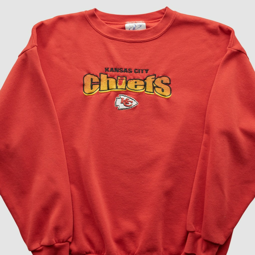 Kansas City Chiefs Logo Athletic 90s Sweatshirt | NFL Discount