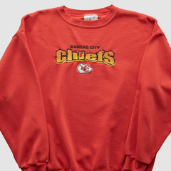 Kansas City Chiefs Logo Athletic 90s Sweatshirt | NFL Discount