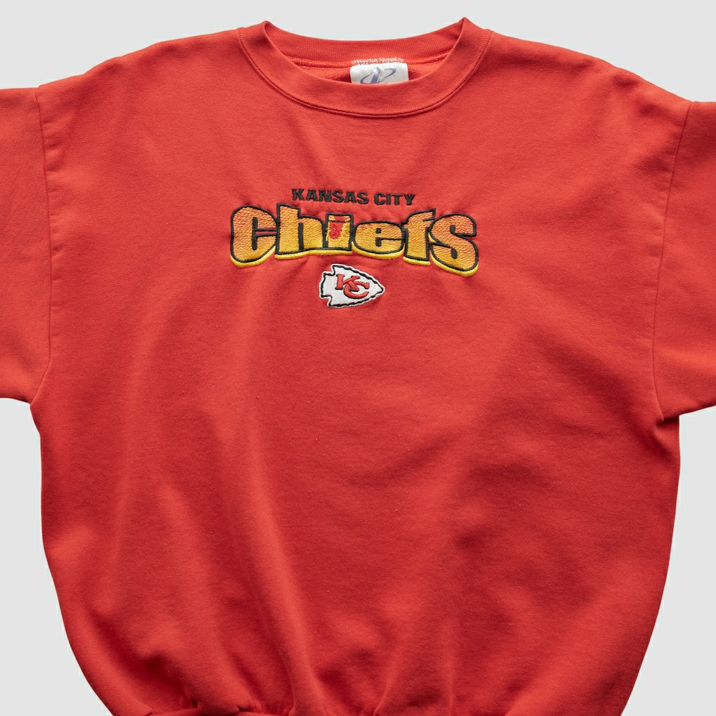 Kansas City Chiefs Logo Athletic 90s Sweatshirt | NFL Discount