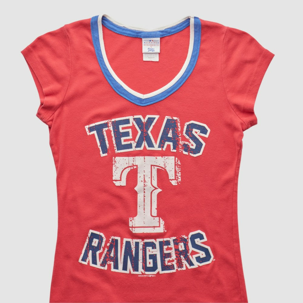 Texas Rangers Campus Lifestyle 2010s T-shirt - MLB T-shirts