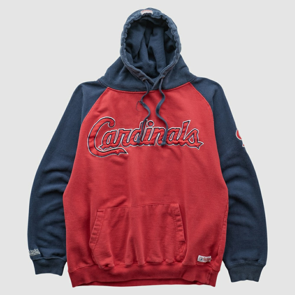 St. Louis Cardinals Stitches 2000s Hooded Pullover Sweatshirt - MLB Pullover