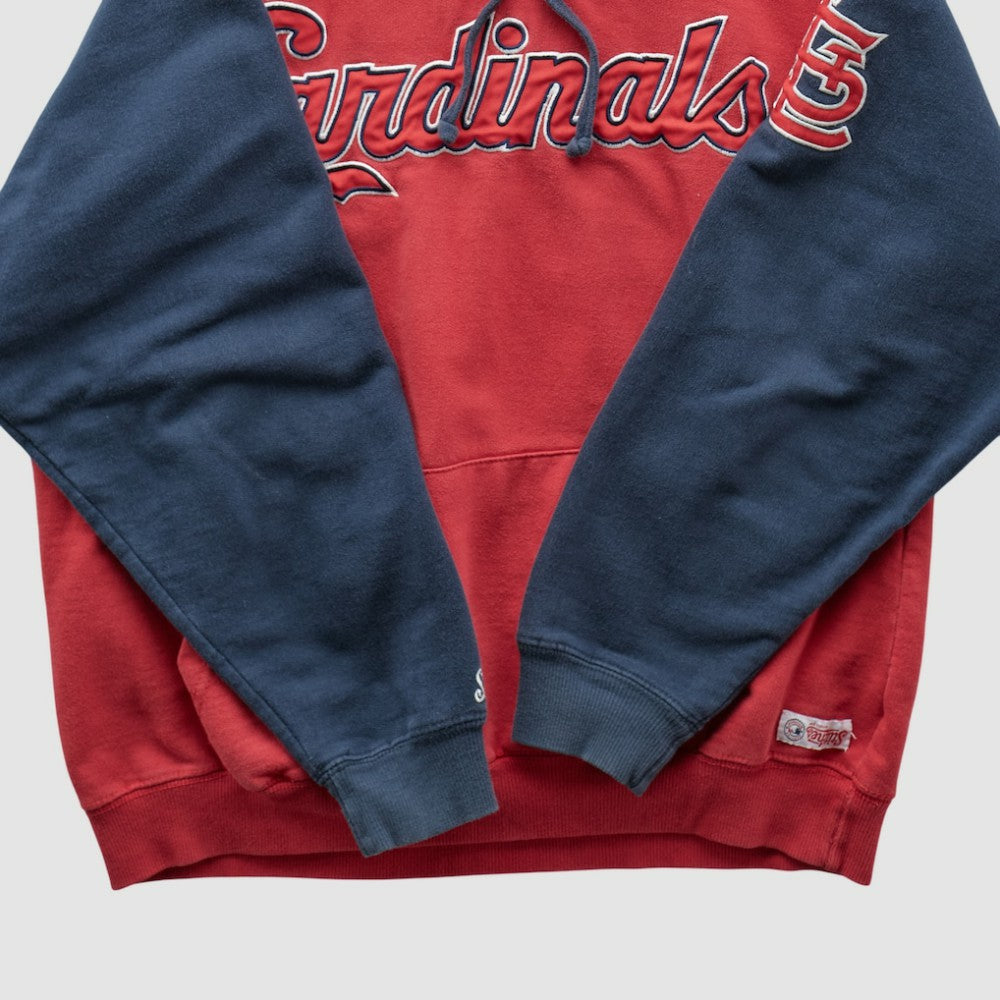 St. Louis Cardinals Stitches 2000s Hooded Pullover Sweatshirt - MLB Pullover