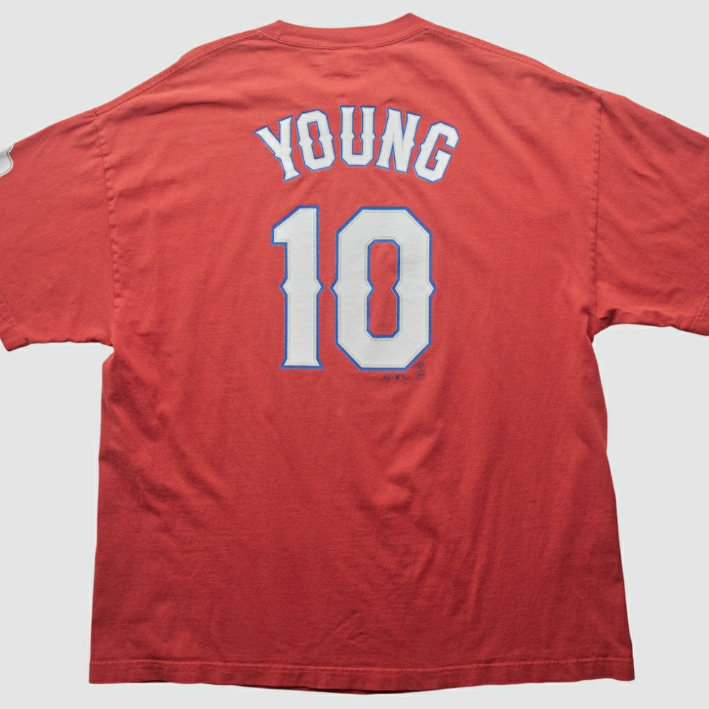 Texas Rangers Majestic 2000s T-shirt - MLB T-shirts