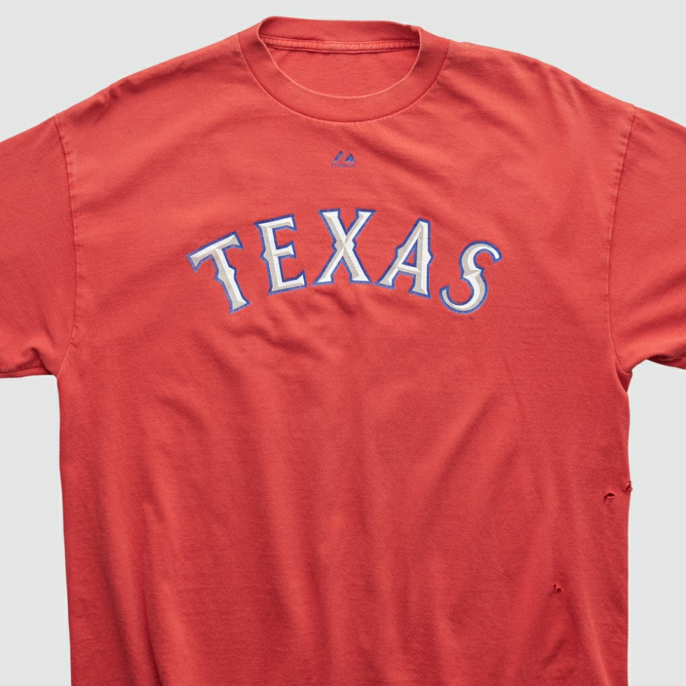 Texas Rangers Majestic 2000s T-shirt - MLB T-shirts