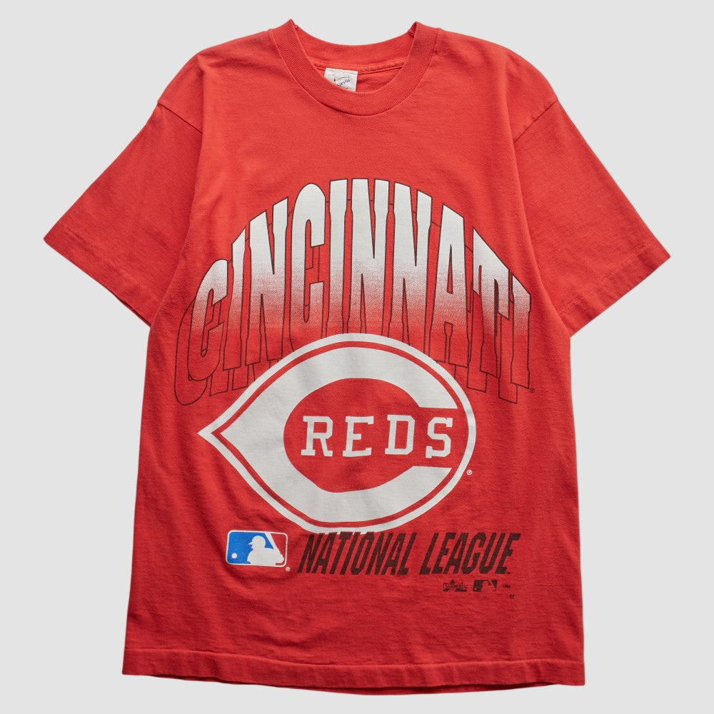 Cincinnati Reds Majestic 90s T-shirt - MLB T-shirts