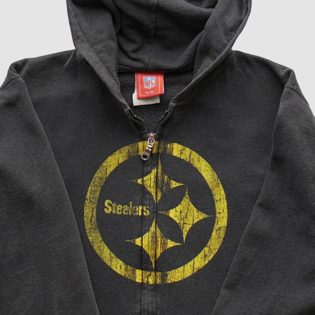 Pittsburgh Steelers NFL 2000s Hooded Full Zip Sweatshirt | NFL On sale