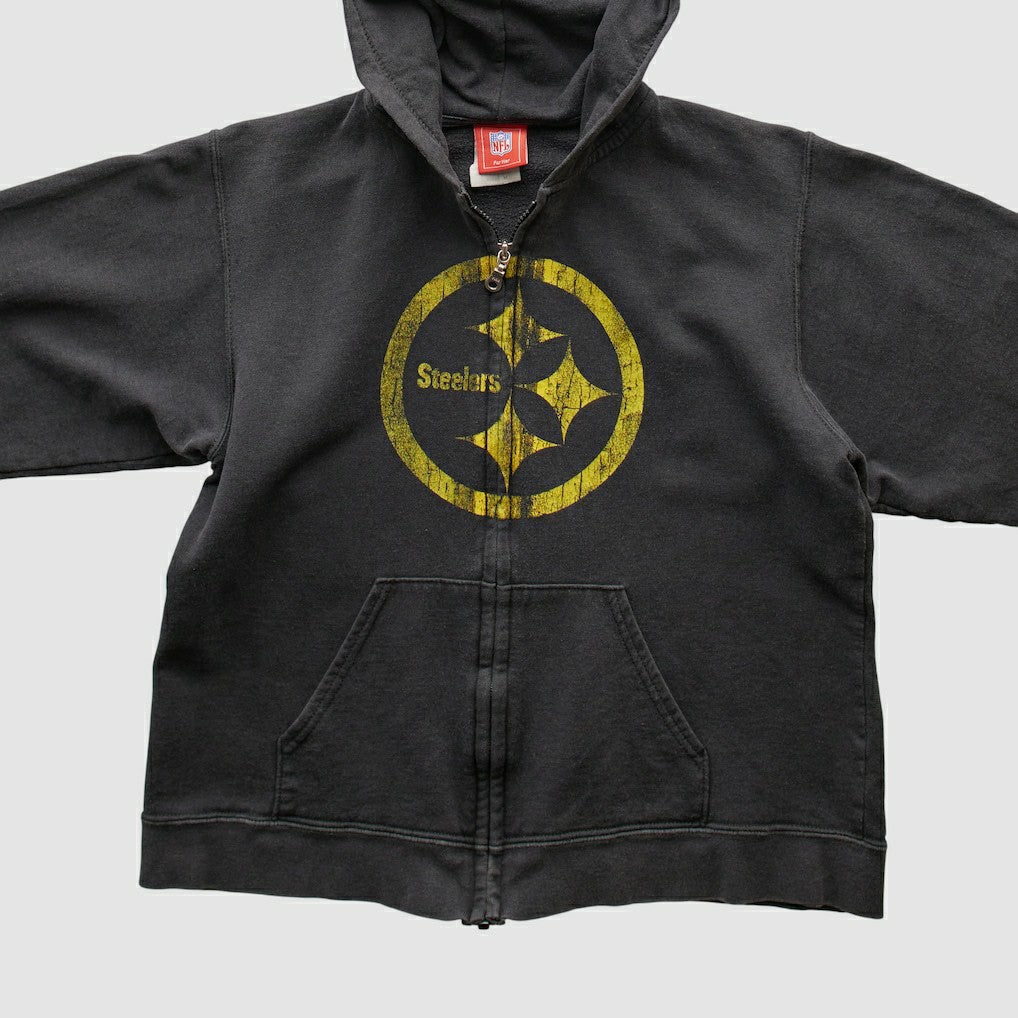 Pittsburgh Steelers NFL 2000s Hooded Full Zip Sweatshirt | NFL On sale