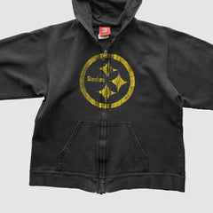 Pittsburgh Steelers NFL 2000s Hooded Full Zip Sweatshirt | NFL On sale