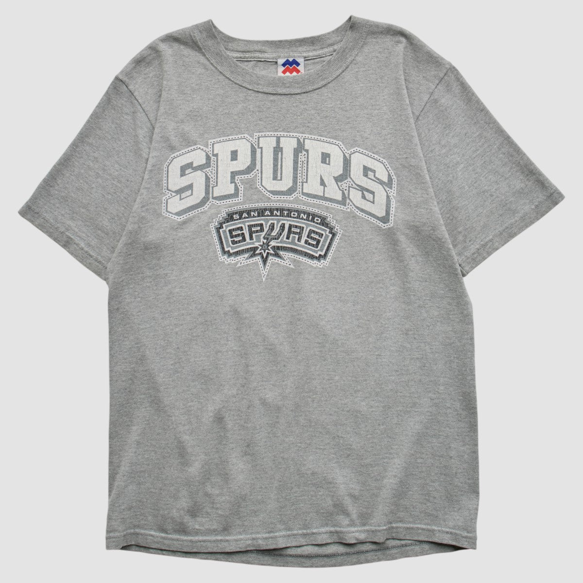 Heather Gray San Antonio Spurs Majestic 2000s T-shirt | NBA