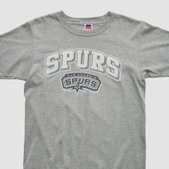 Heather Gray San Antonio Spurs Majestic 2000s T-shirt | NBA
