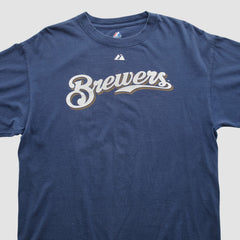 Milwaukee Brewers Majestic 2000s T-shirt - MLB T-shirts