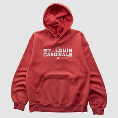 St. Louis Cardinals Majestic 2000s Hooded Pullover Sweatshirt - MLB Pullover