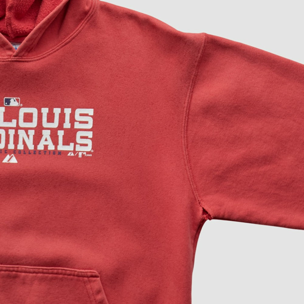 St. Louis Cardinals Majestic 2000s Hooded Pullover Sweatshirt - MLB Pullover