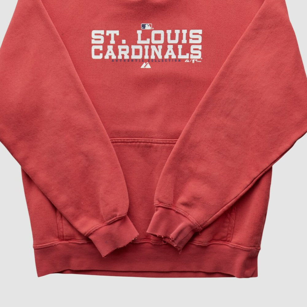 St. Louis Cardinals Majestic 2000s Hooded Pullover Sweatshirt - MLB Pullover