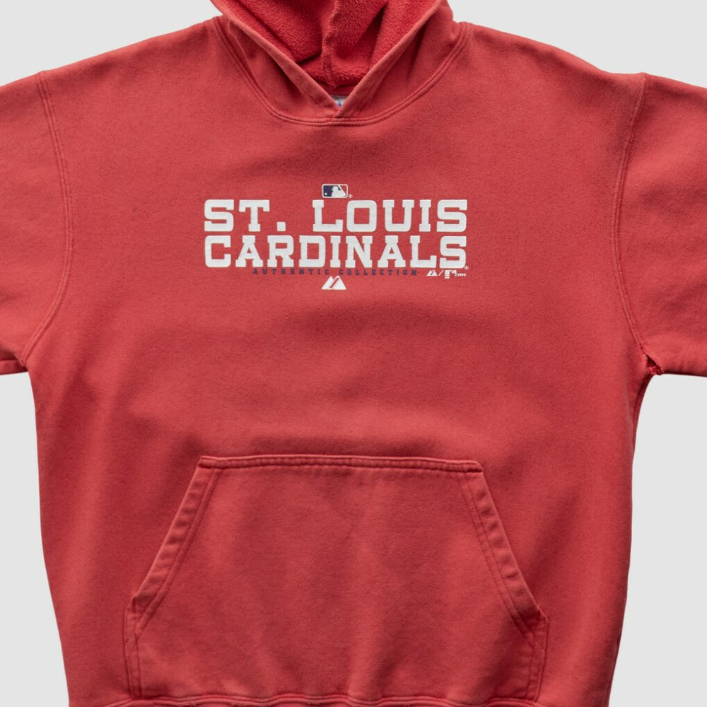 St. Louis Cardinals Majestic 2000s Hooded Pullover Sweatshirt - MLB Pullover