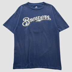Milwaukee Brewers Majestic 2000s T-shirt - MLB T-shirts