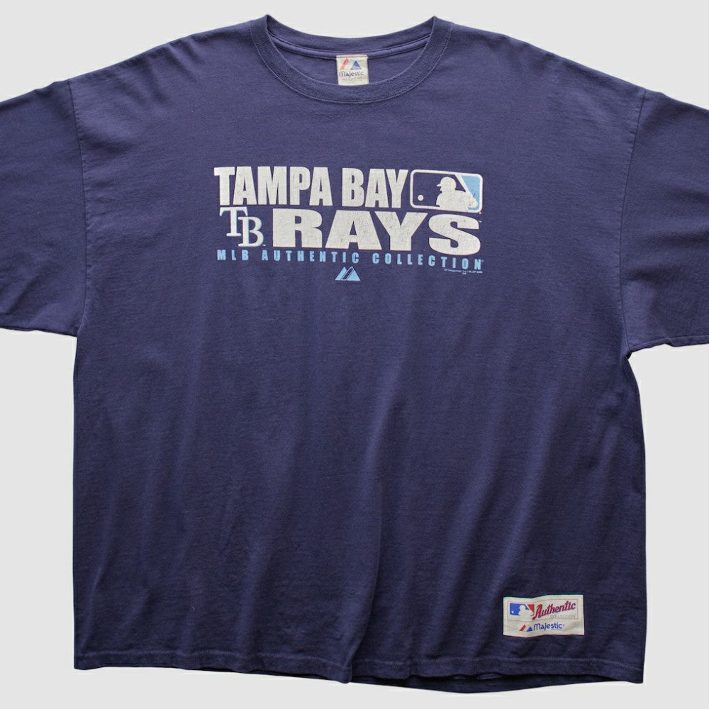 Tampa Bay Rays Majestic 2000s T-shirt - MLB T-shirts