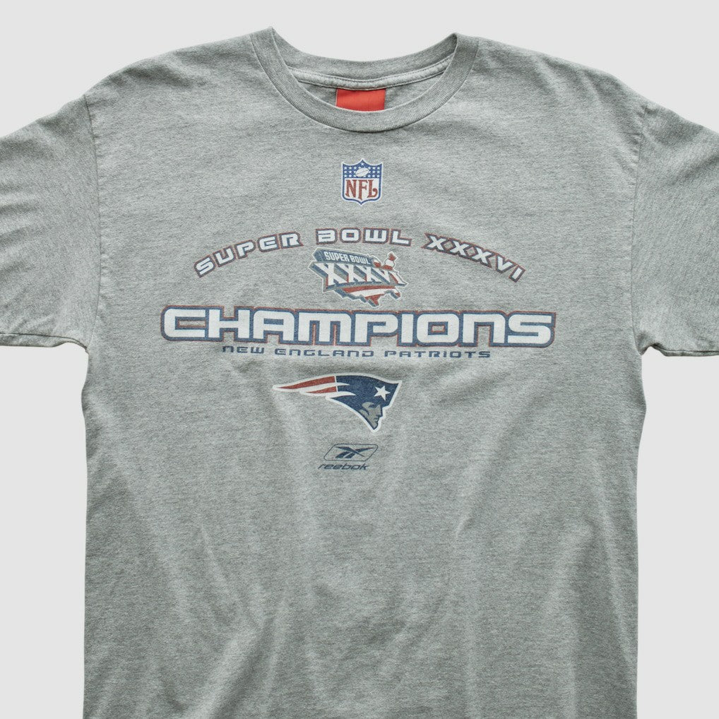 New England Patriots Reebok 2002 T-shirt | NFL Outlet