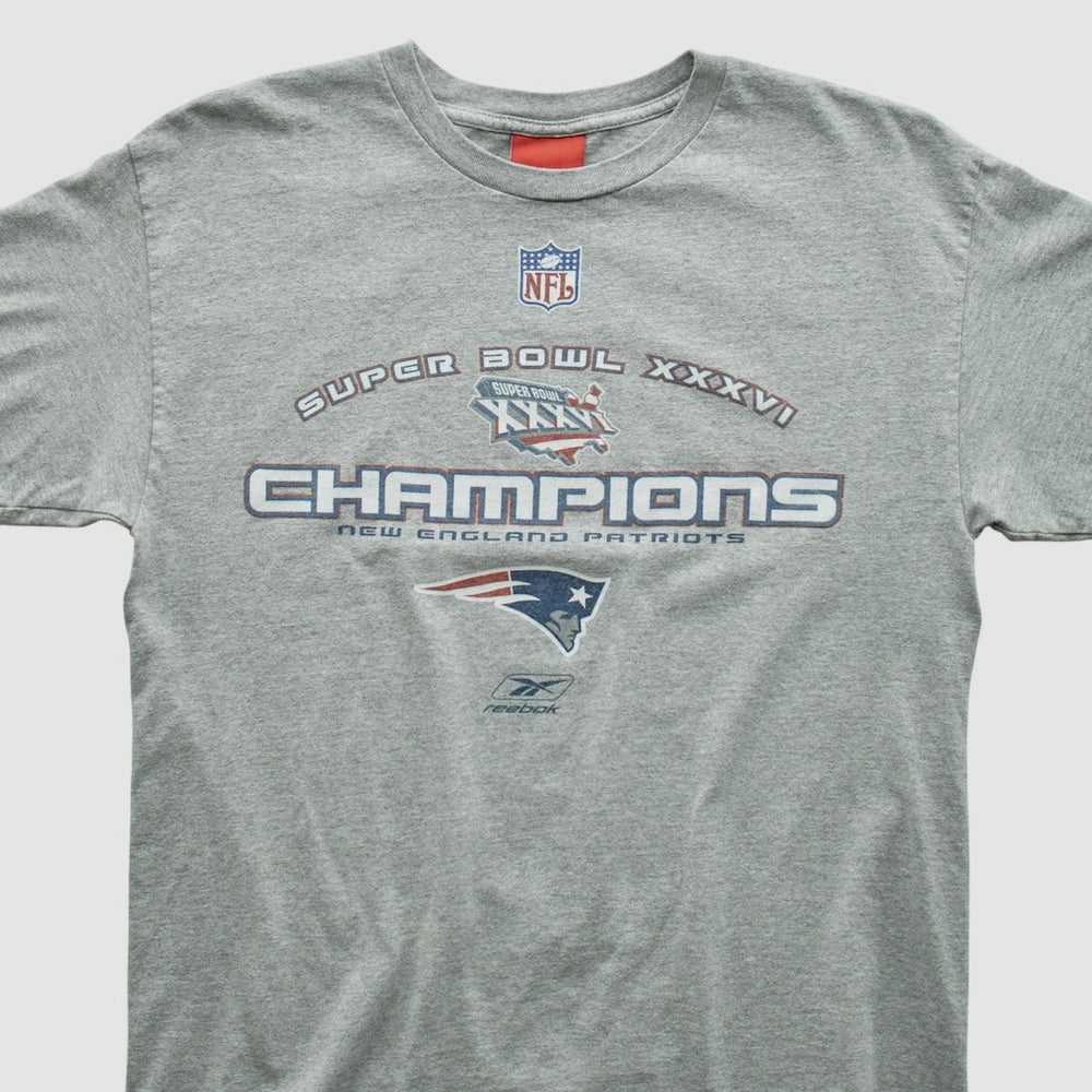 New England Patriots Reebok 2002 T-shirt | NFL Outlet