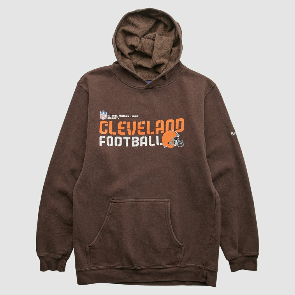Cleveland Browns Reebok 2000s Hooded Pullover Sweatshirt | NFL Hot