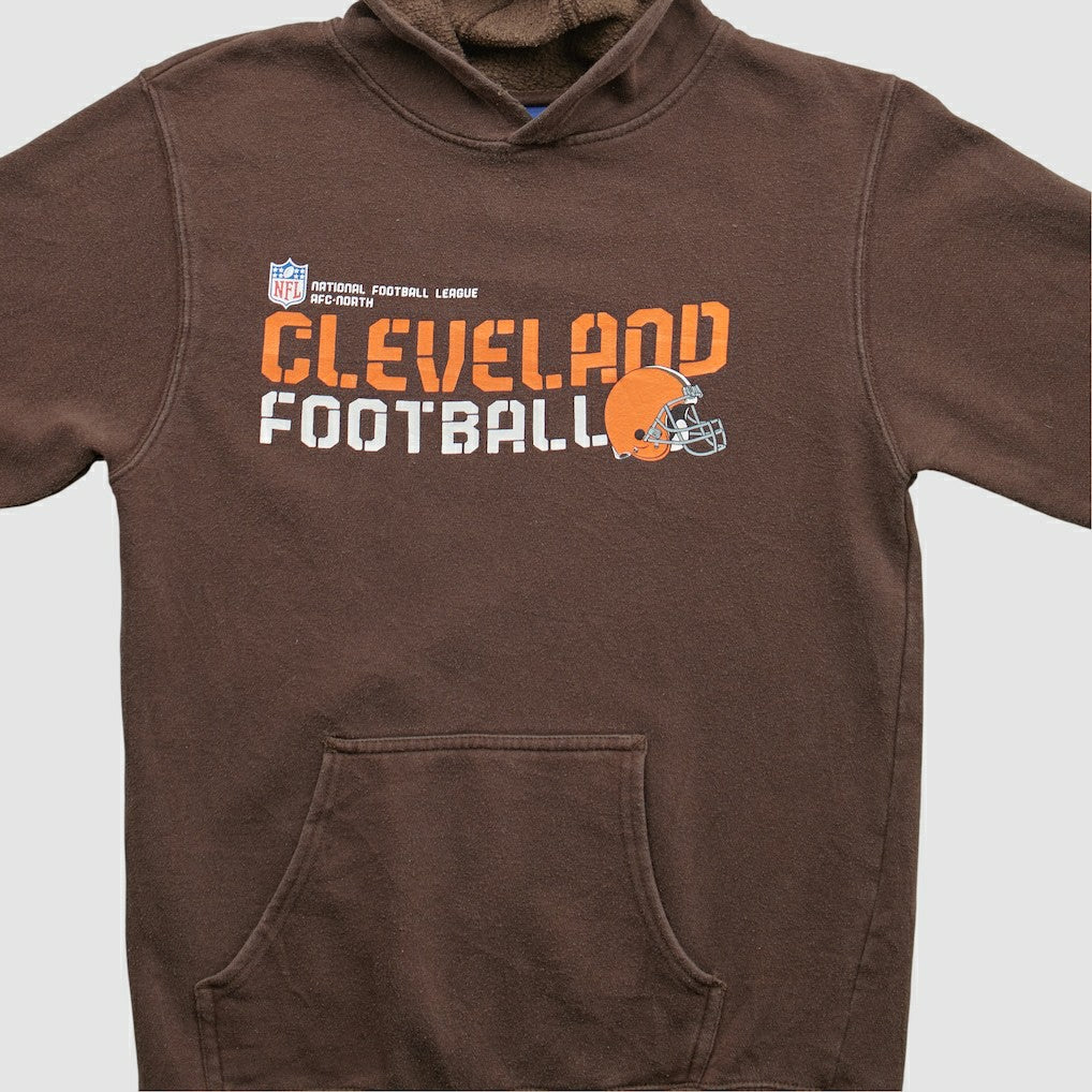 Cleveland Browns Reebok 2000s Hooded Pullover Sweatshirt | NFL Hot