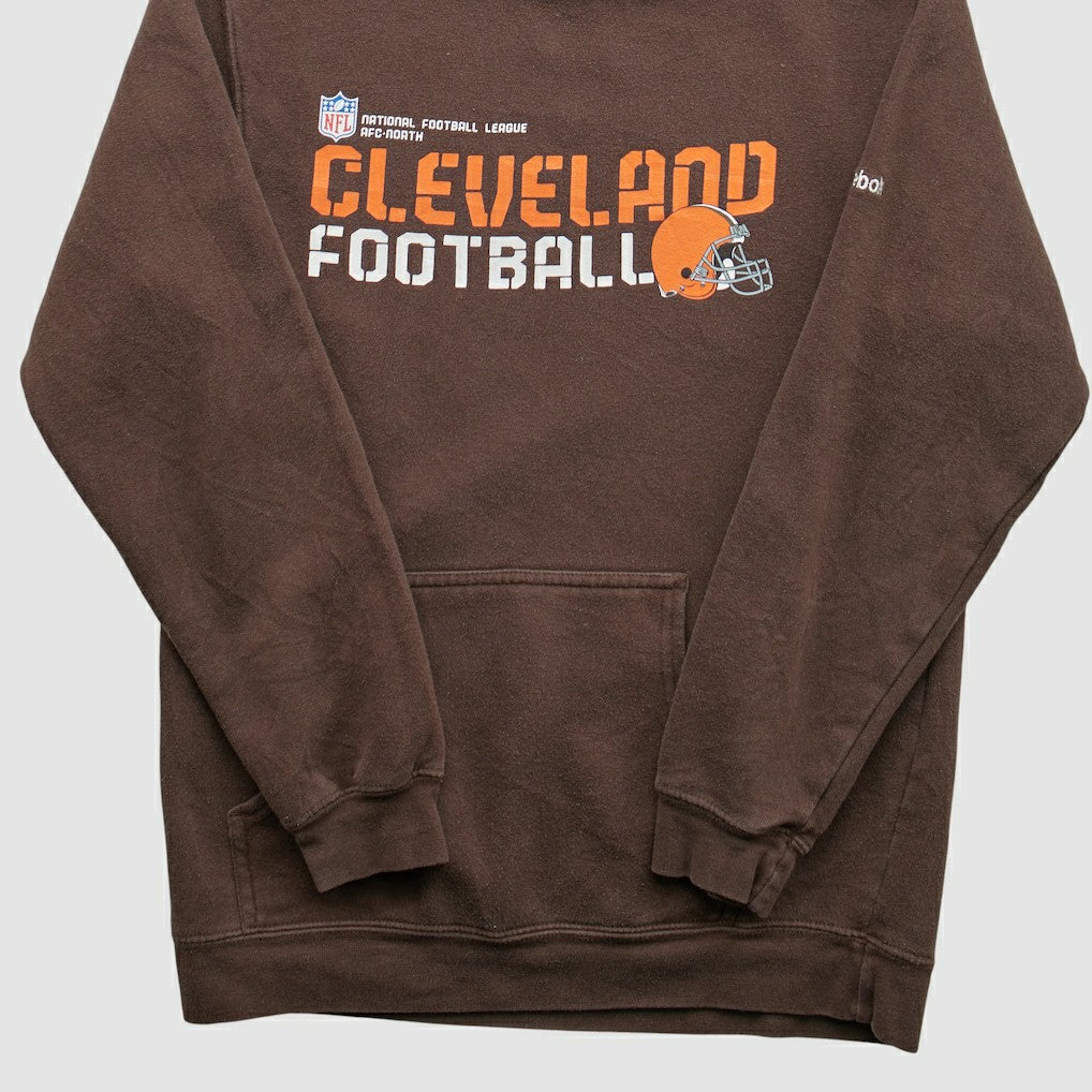 Cleveland Browns Reebok 2000s Hooded Pullover Sweatshirt | NFL Hot