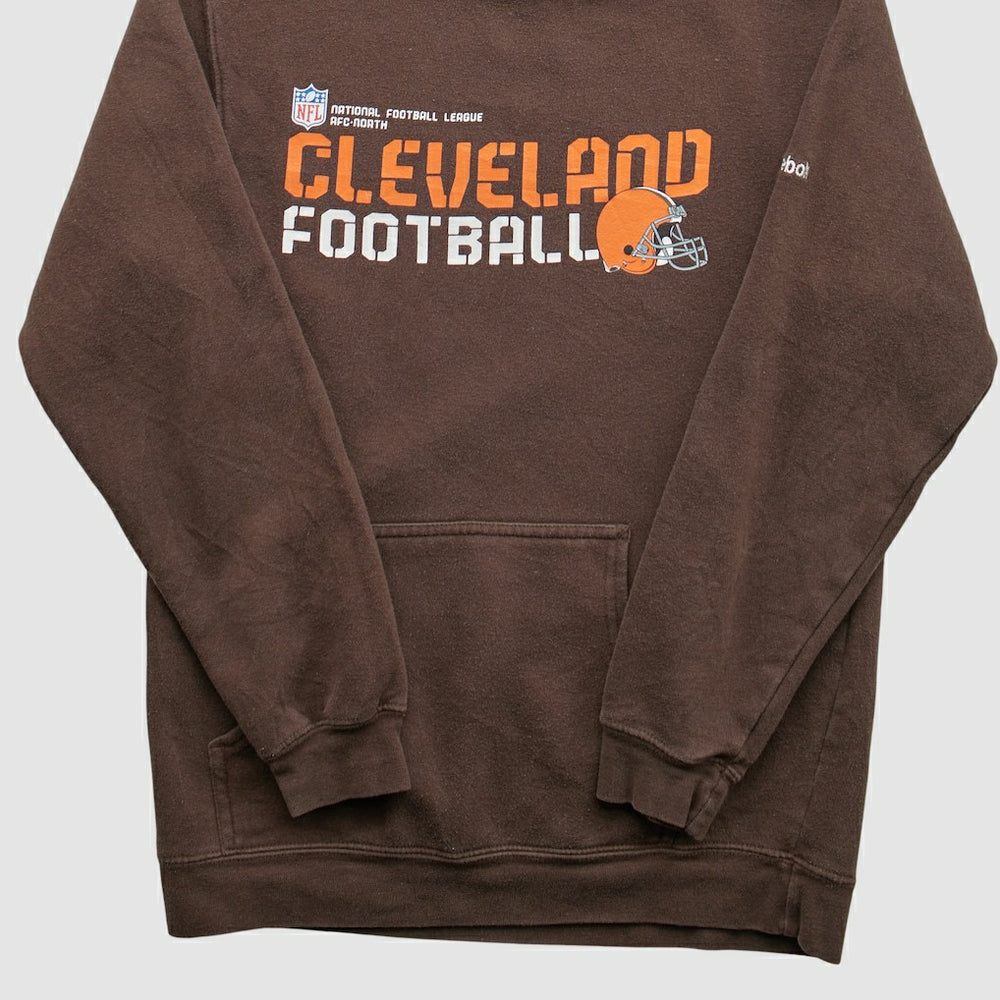 Cleveland Browns Reebok 2000s Hooded Pullover Sweatshirt | NFL Hot
