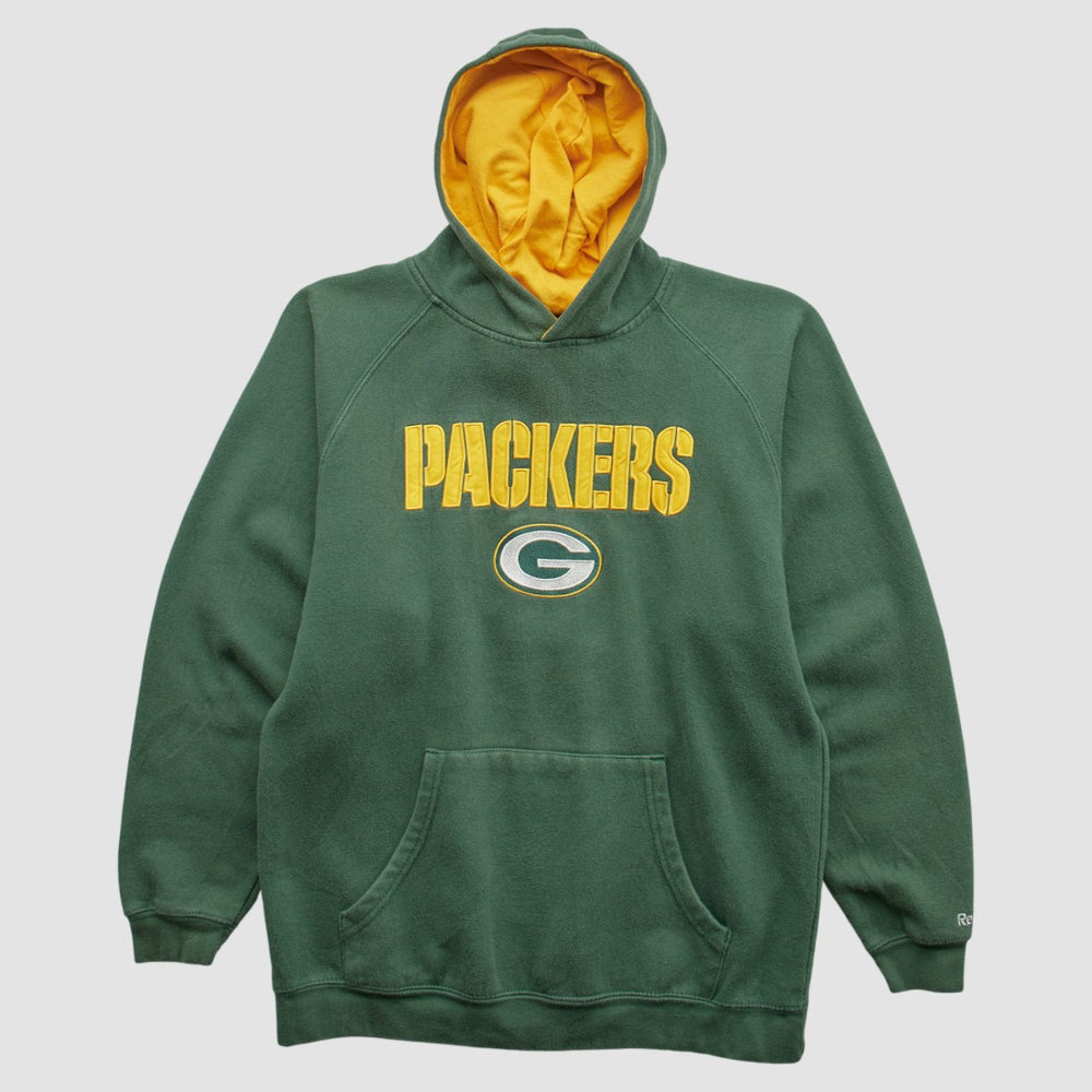 Green Bay Packers Reebok 2000s Hooded Pullover Sweatshirt | NFL New