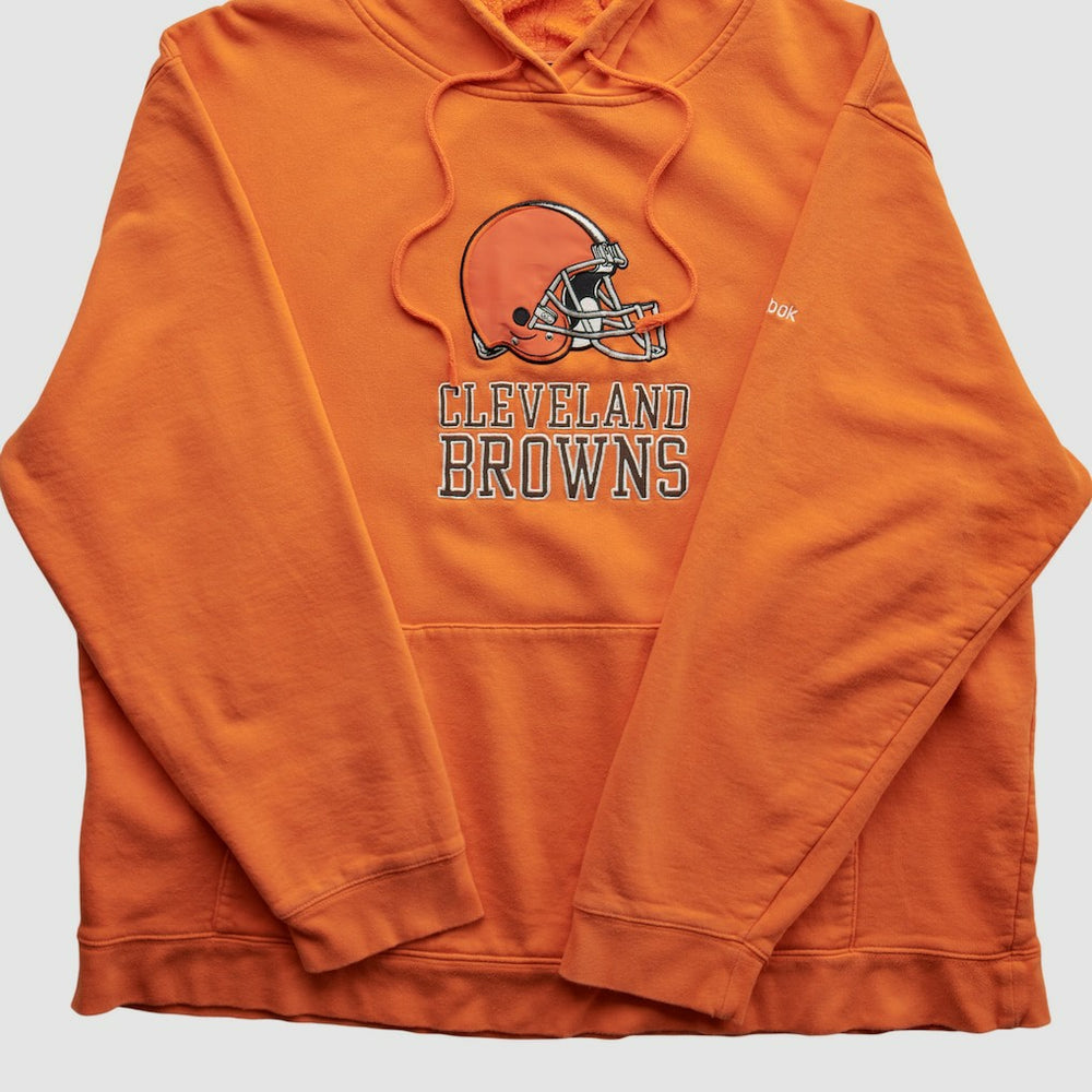Cleveland Browns Reebok 2000s Hooded Pullover Sweatshirt | NFL Discount