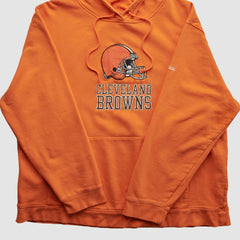 Cleveland Browns Reebok 2000s Hooded Pullover Sweatshirt | NFL Discount