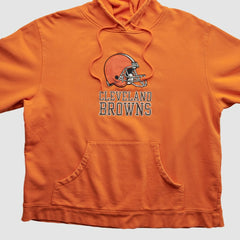 Cleveland Browns Reebok 2000s Hooded Pullover Sweatshirt | NFL Discount