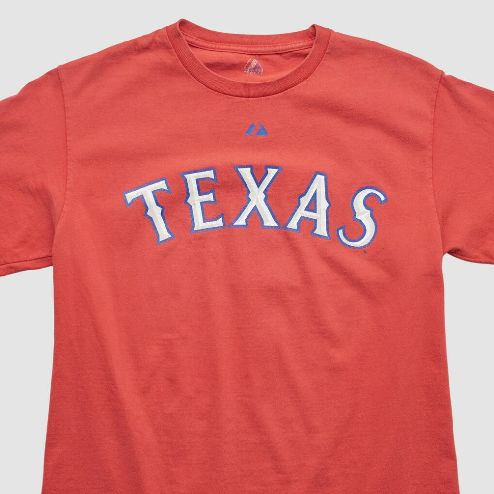 Texas Rangers Majestic 2000s T-shirt - MLB T-shirts