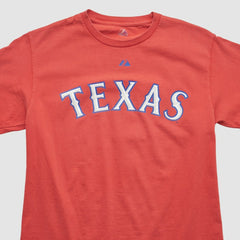 Texas Rangers Majestic 2000s T-shirt - MLB T-shirts