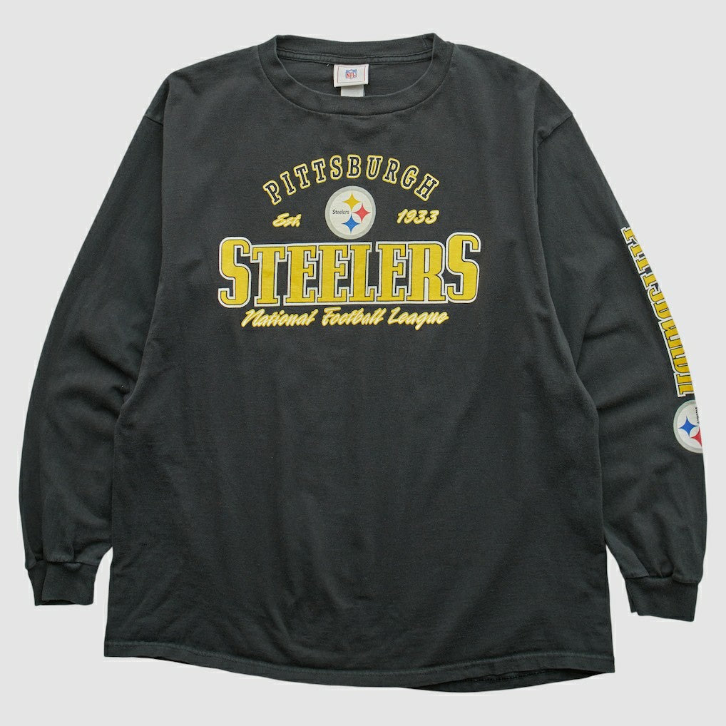 Pittsburgh Steelers NFL 2000s Long Sleeve T-shirt | NFL Discount