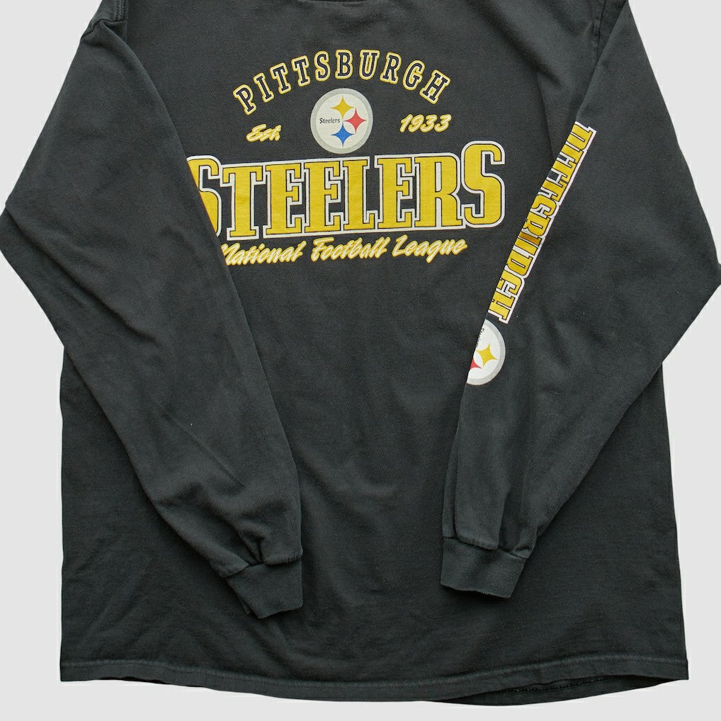 Pittsburgh Steelers NFL 2000s Long Sleeve T-shirt | NFL Discount