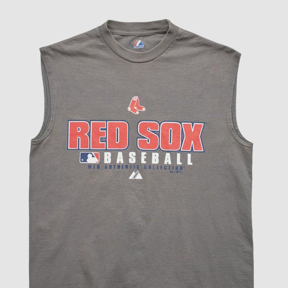 Boston Red Sox Majestic 2000s Tank - MLB Tanks