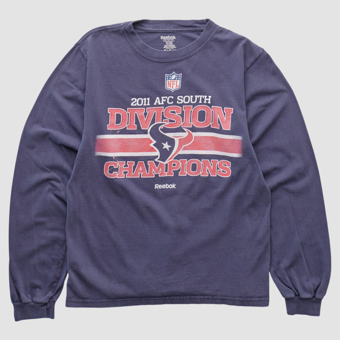 Houston Texans Reebok 2011 Long Sleeve T-shirt | NFL Discount