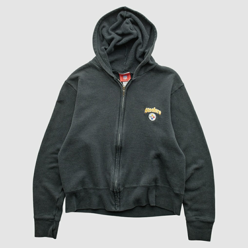 Pittsburgh Steelers NFL 2000s Hooded Full Zip Sweatshirt | NFL Near me