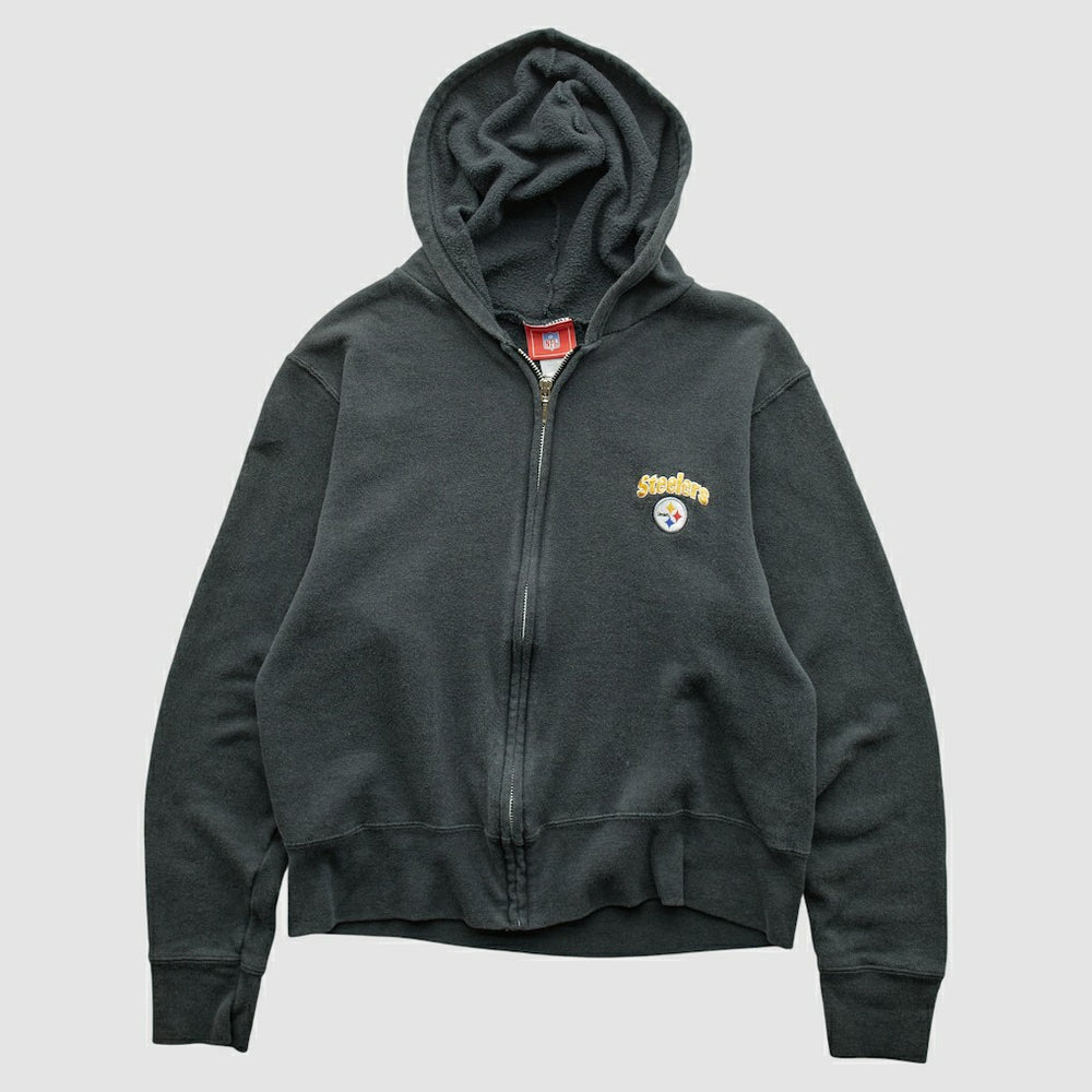 Pittsburgh Steelers NFL 2000s Hooded Full Zip Sweatshirt | NFL Near me