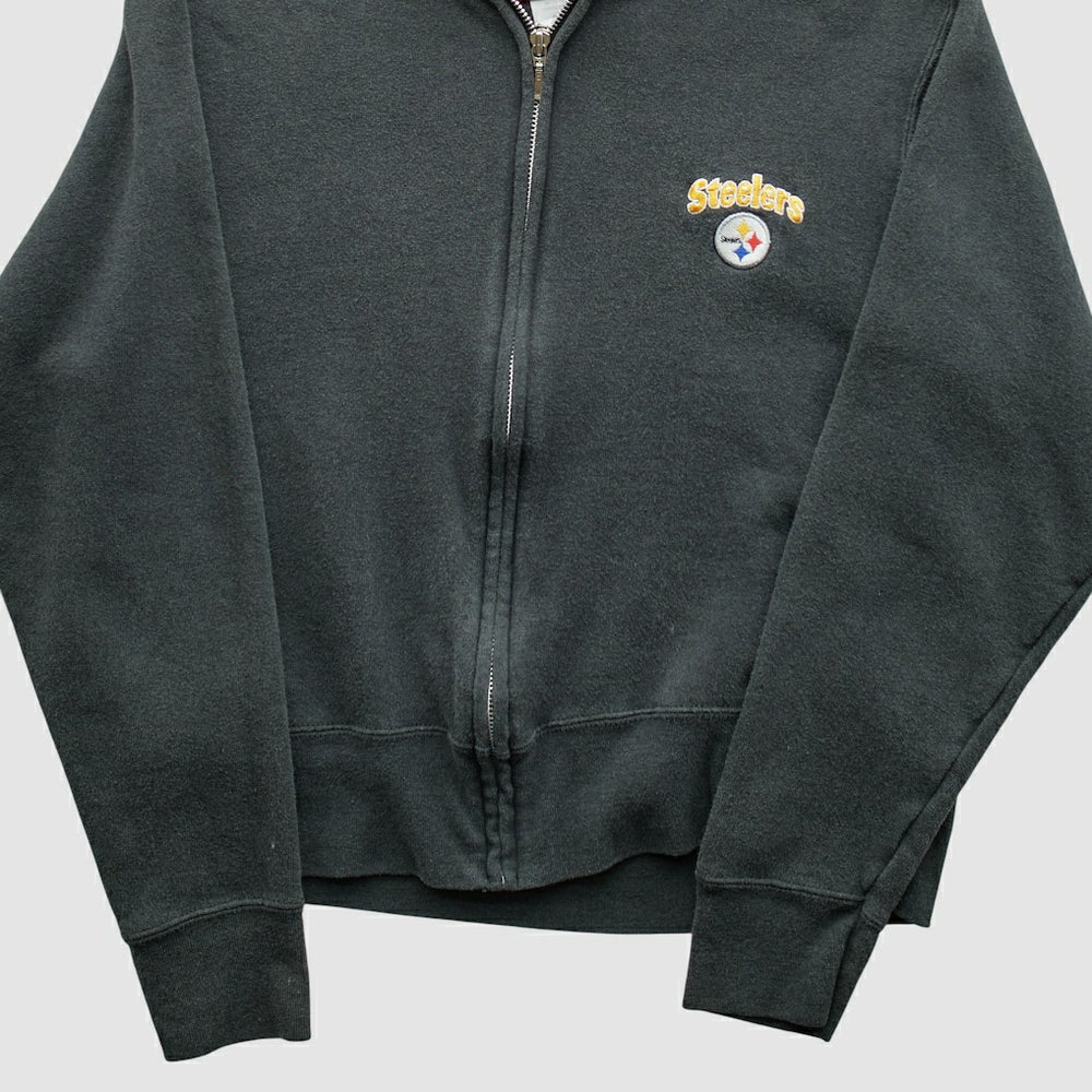 Pittsburgh Steelers NFL 2000s Hooded Full Zip Sweatshirt | NFL Near me