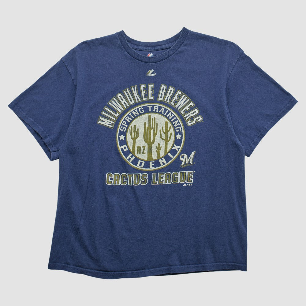 Milwaukee Brewers Majestic 2000s T-shirt - MLB T-shirts