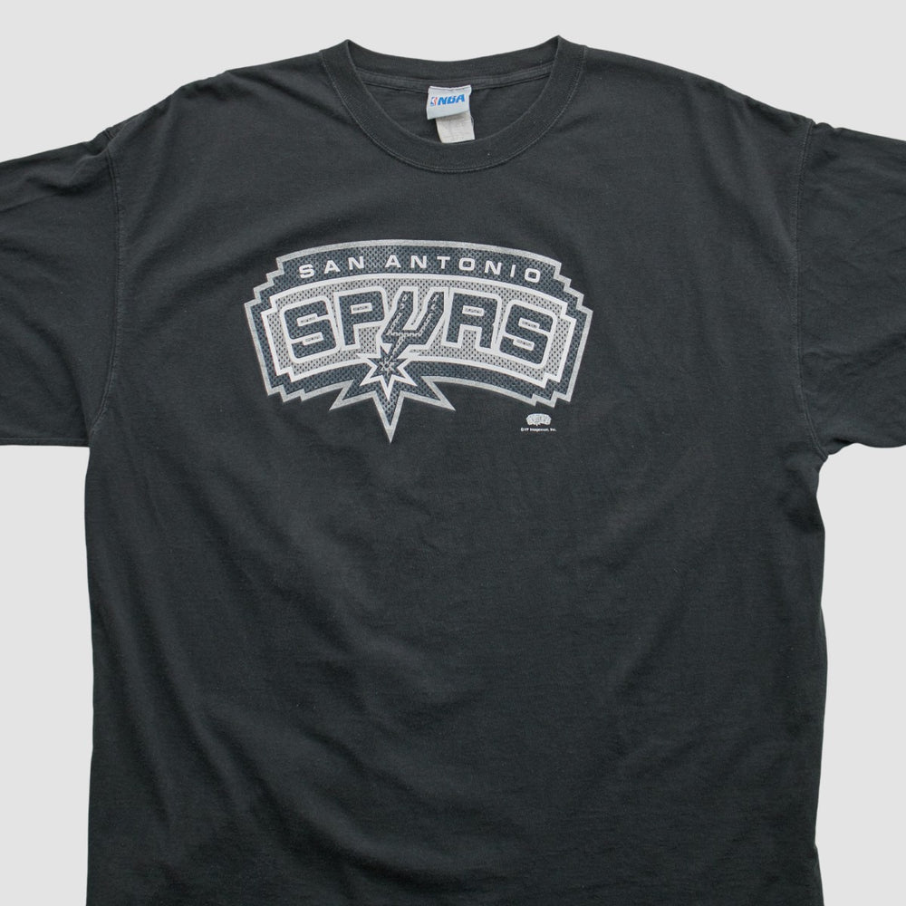 Black San Antonio Spurs NBA 2000s T-shirt | NBA