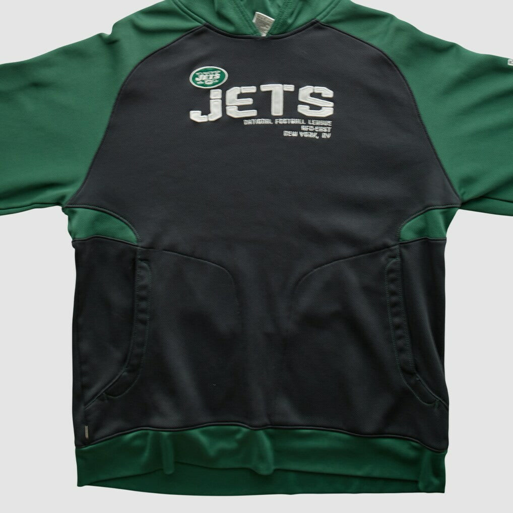 New York Jets Reebok 2010s Hooded Pullover Sweatshirt | NFL Sale