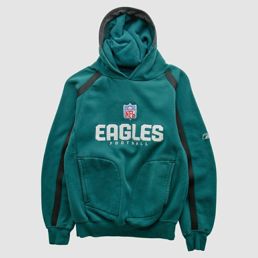 Philadelphia Eagles Reebok 2000s Hooded Pullover Sweatshirt | NFL Outlet