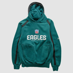 Philadelphia Eagles Reebok 2000s Hooded Pullover Sweatshirt | NFL Outlet