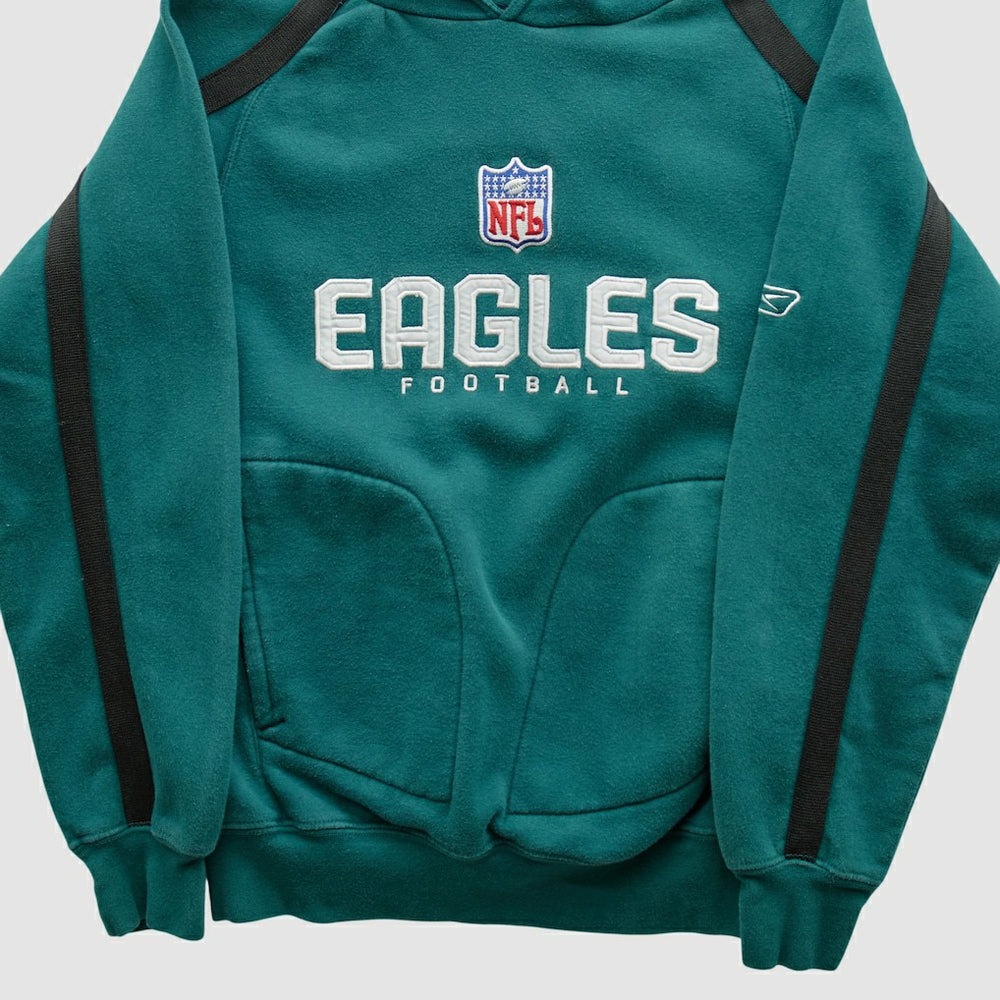 Philadelphia Eagles Reebok 2000s Hooded Pullover Sweatshirt | NFL Outlet