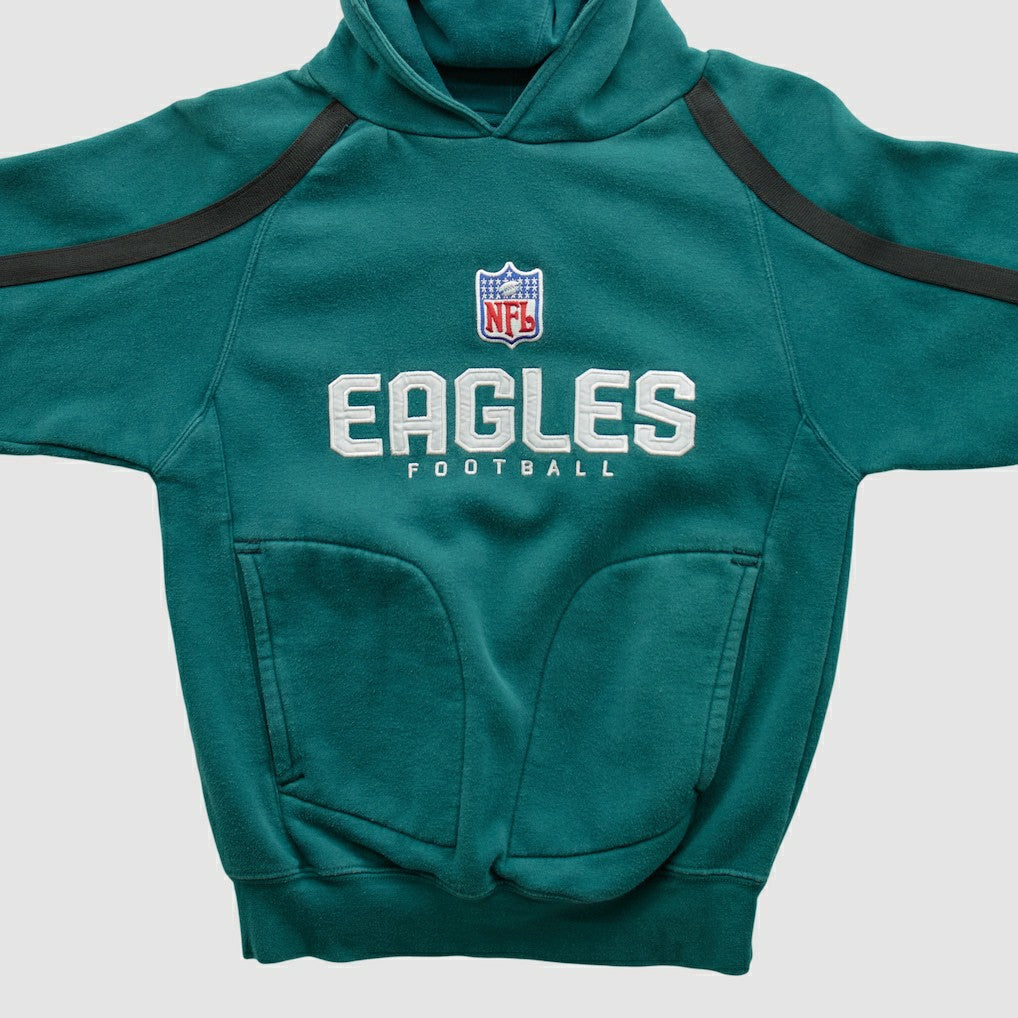 Philadelphia Eagles Reebok 2000s Hooded Pullover Sweatshirt | NFL Outlet