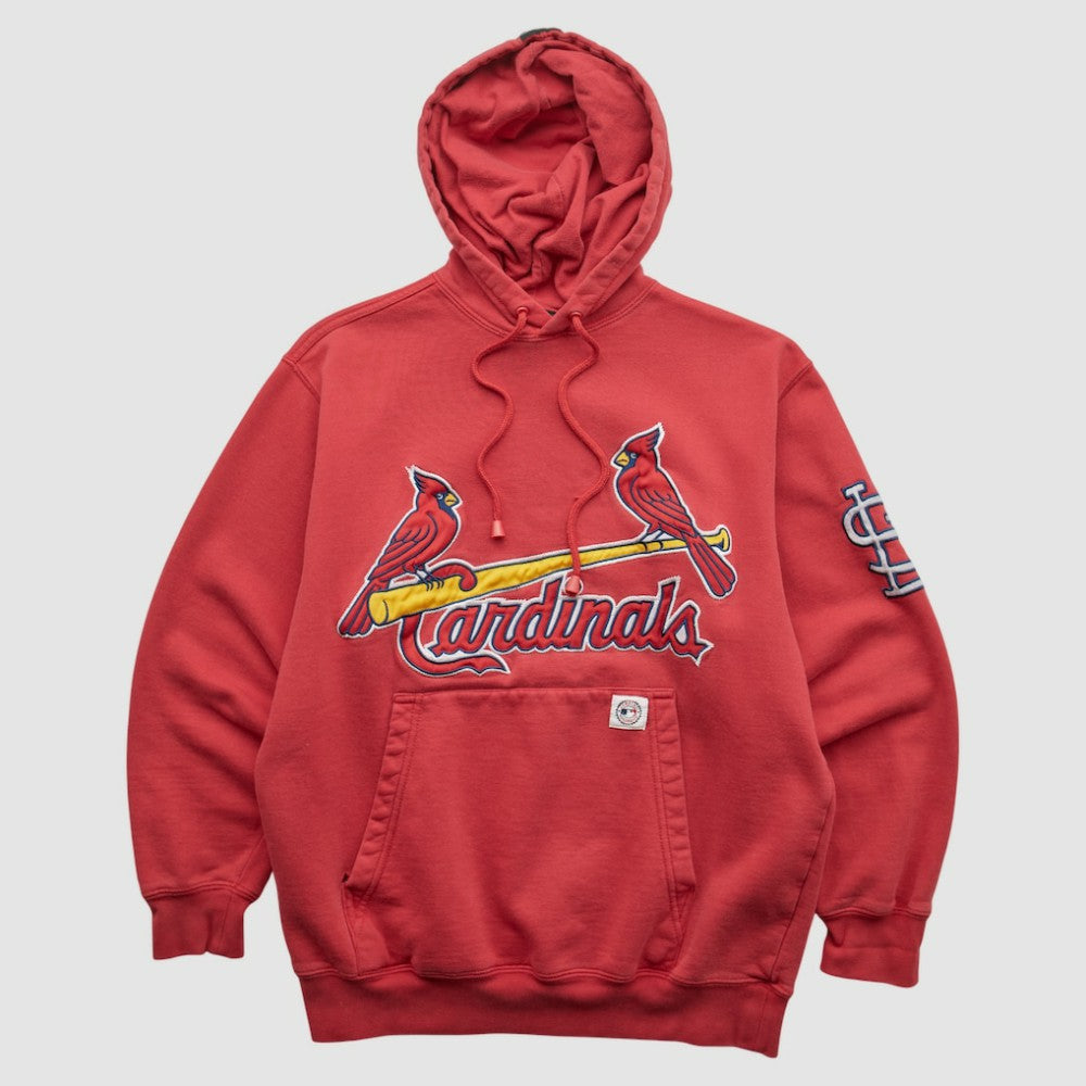 St. Louis Cardinals Stitches 2000s Hooded Pullover Sweatshirt - MLB Pullover