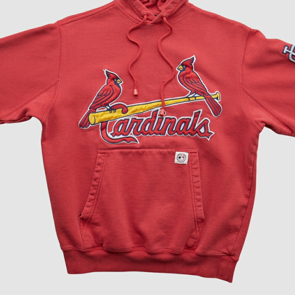 St. Louis Cardinals Stitches 2000s Hooded Pullover Sweatshirt - MLB Pullover