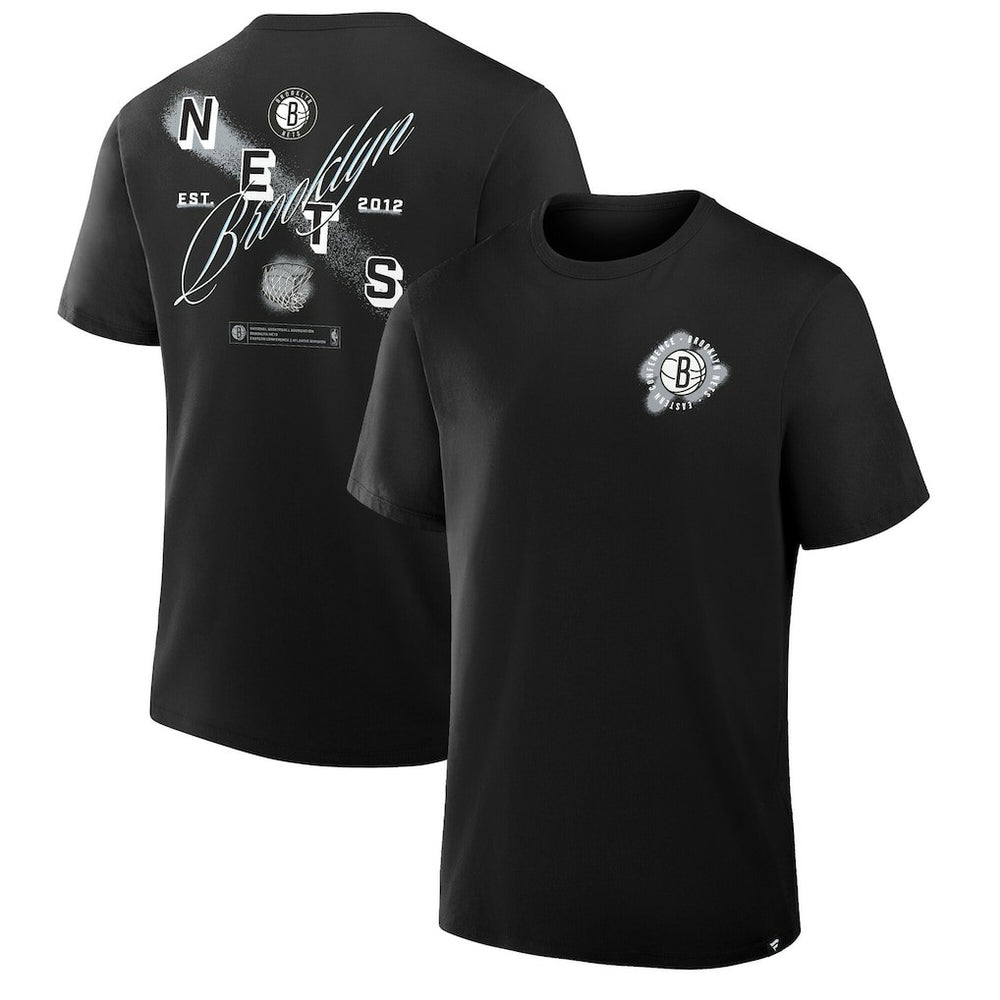 Black Brooklyn Nets SOS T-Shirt | NBA